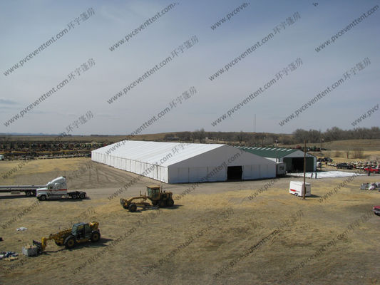 Large Temporary Warehouse Tent 20m 30m Width Waterproof For Outside Industrial Storage