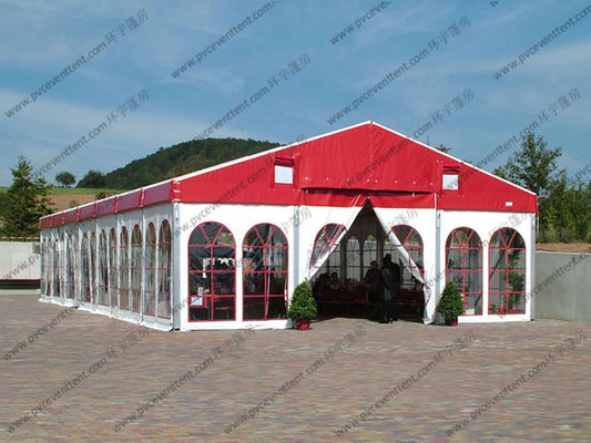 Colorful Waterproof Alumunium PVC Tent  Plain White Sidewalls for  Party