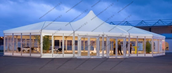 500人容量のでき事のための顧客用混合された最も高いピークの結婚披露宴ポリ塩化ビニールのテント